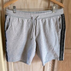 MICHAEL KORS men’s pull on knit tape logo shorts Sz L